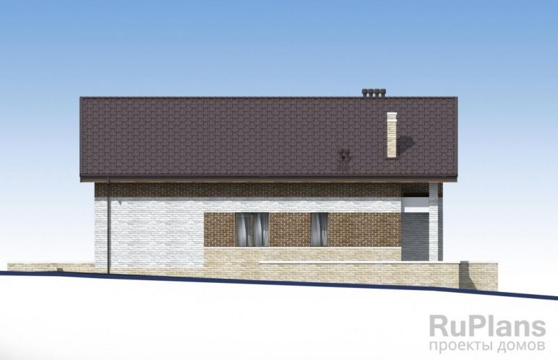 Проект кирпичного дома №534 на заказ