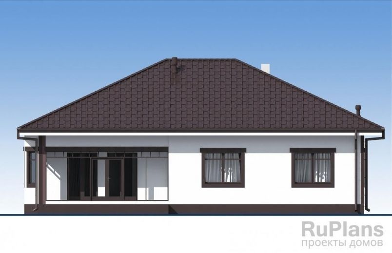 Проект блочного дома №743 на заказ