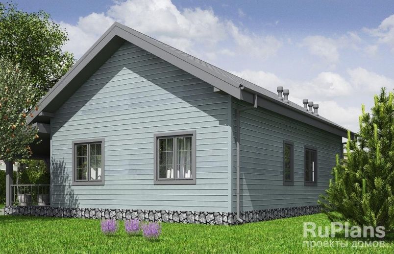 Проект каркасного дома №575 на заказ