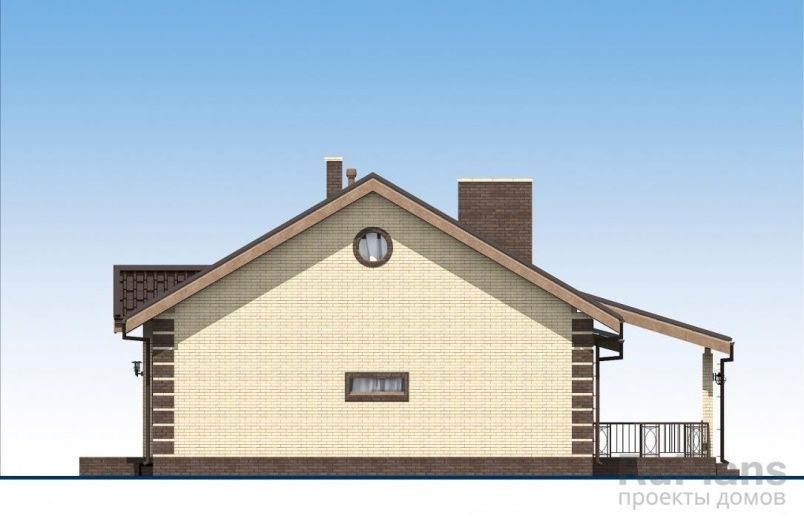 Проект блочного дома №57 на заказ