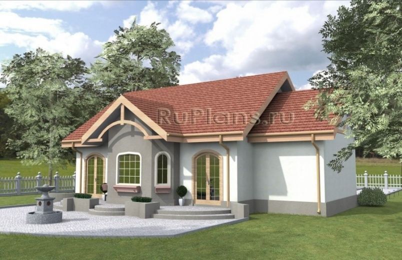 Проект каркасного дома №162 на заказ