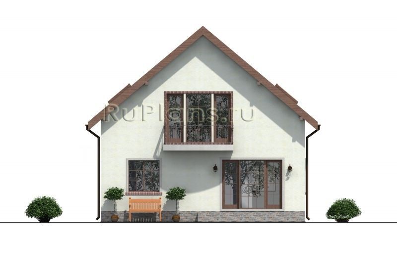 Проект каркасного дома №391 на заказ