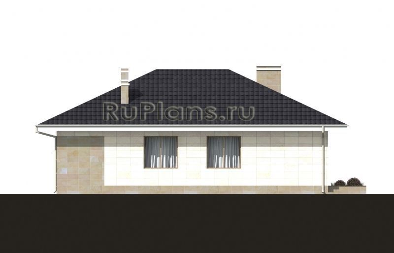 Проект блочного дома №496 на заказ