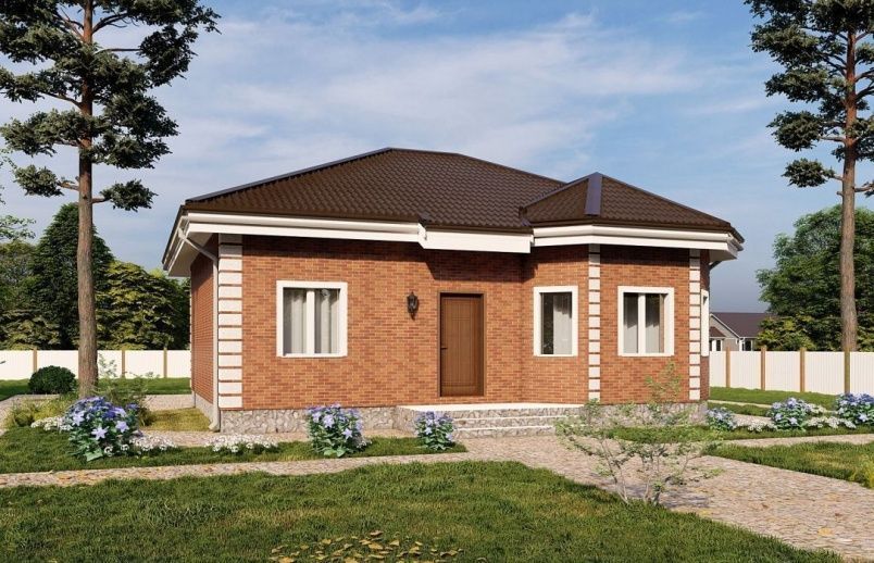 Проект блочного дома №506 на заказ