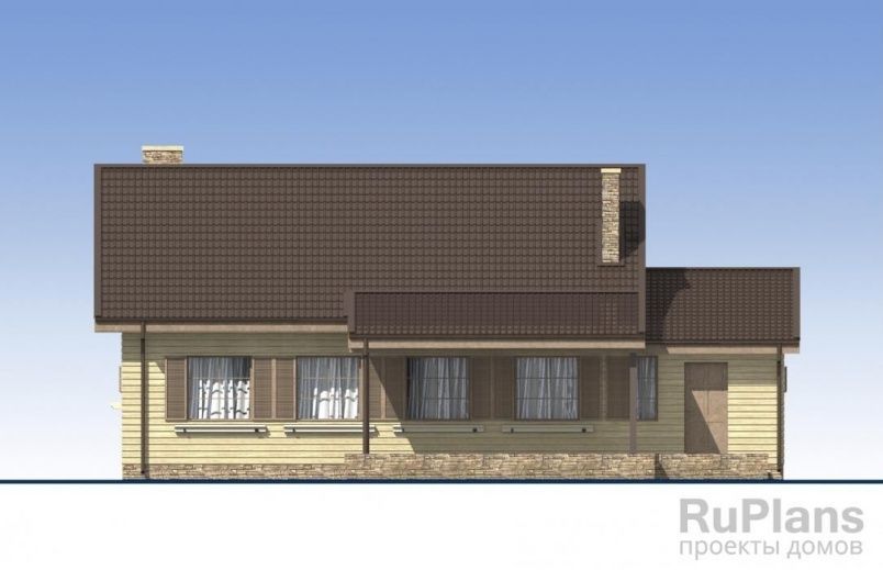 Проект блочного дома №431 на заказ