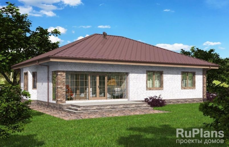 Проект блочного дома №539 на заказ