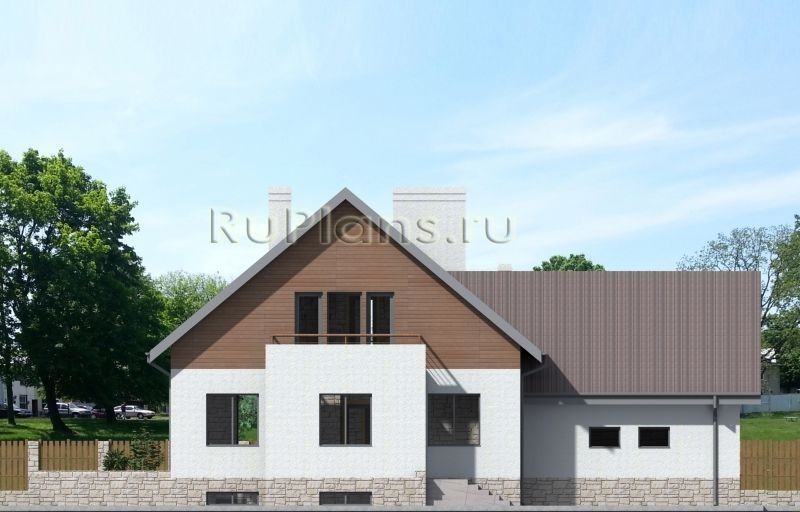 Проект кирпичного дома №379 на заказ