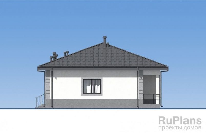 Проект блочного дома №584 на заказ