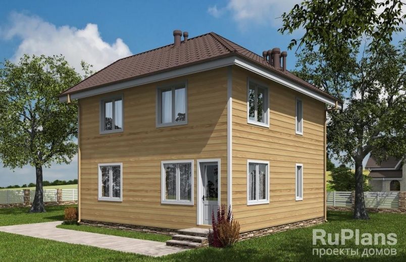 Проект каркасного дома №401 на заказ