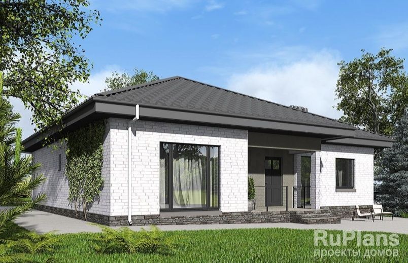 Проект кирпичного дома №601 на заказ