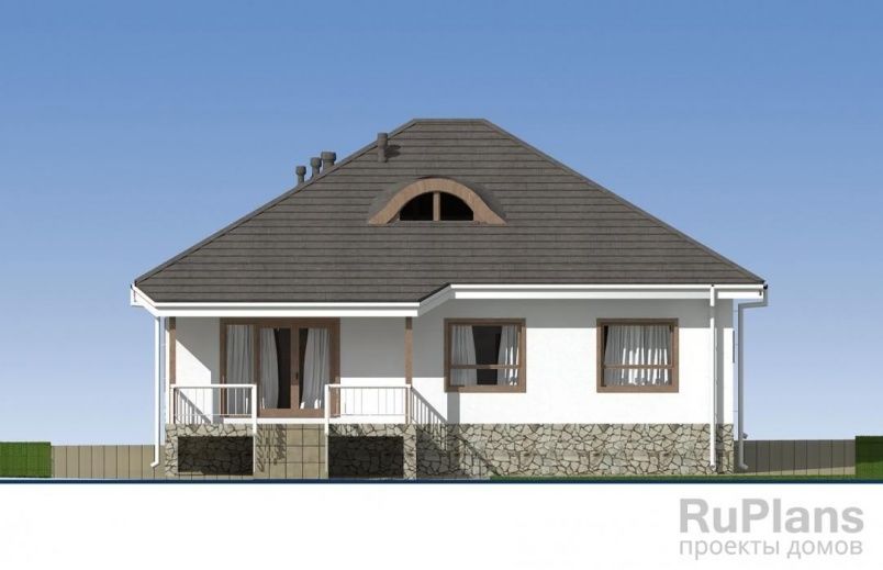 Проект кирпичного дома №564 на заказ