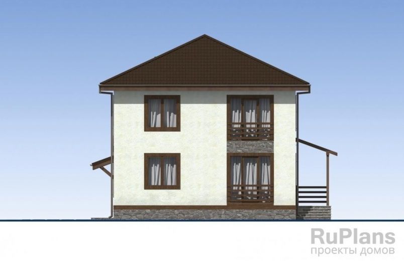 Проект каркасного дома №537 на заказ