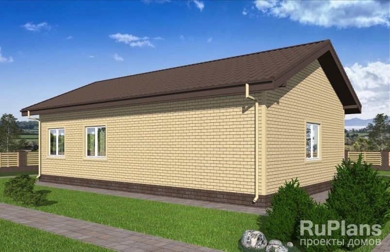 Проект каркасного дома №778 на заказ