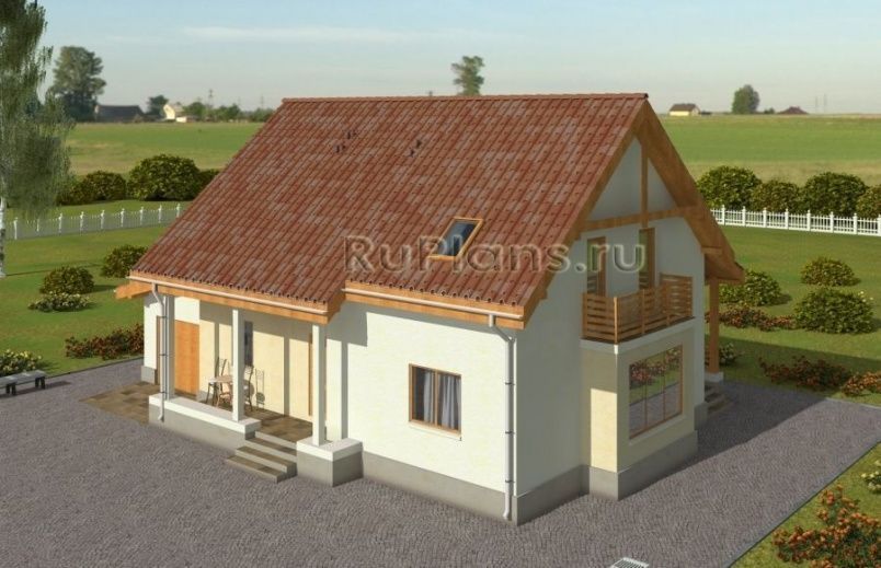 Проект каркасного дома №981 на заказ