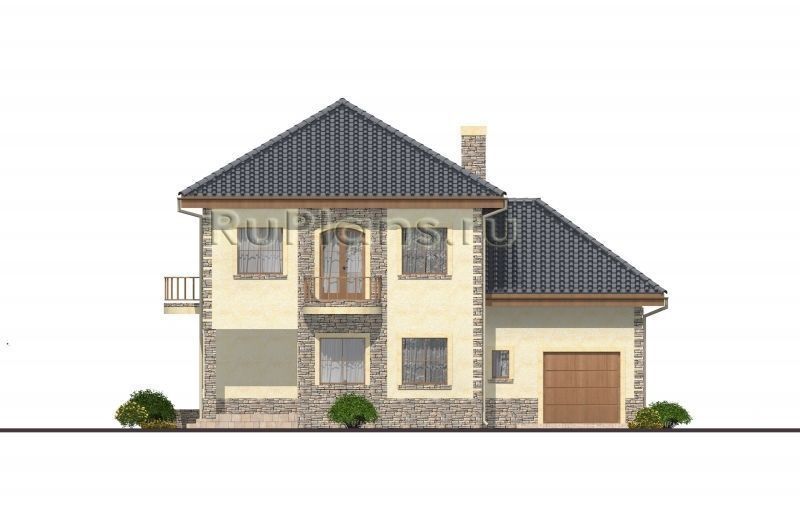 Проект кирпичного дома №389 на заказ