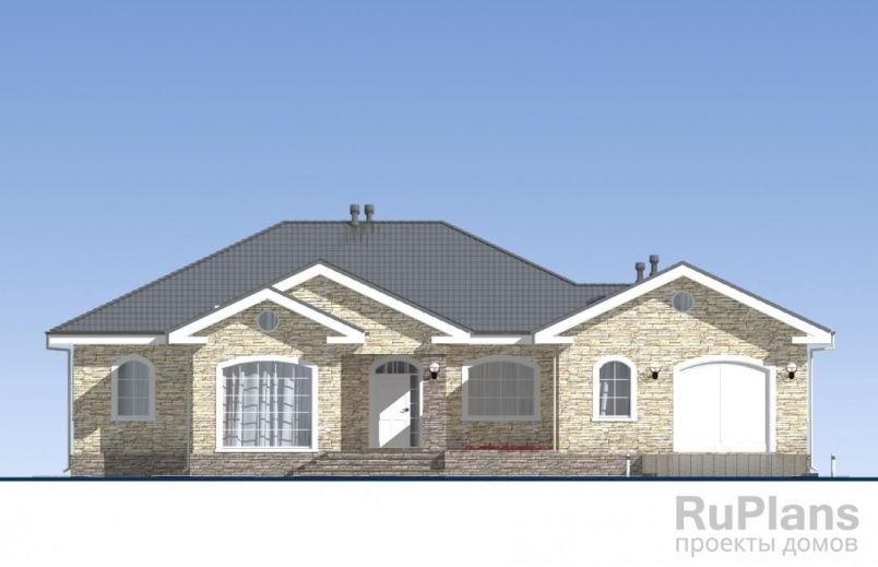 Проект каркасного дома №111 на заказ