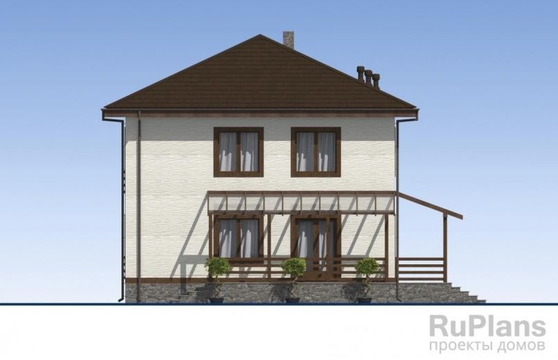 Проект блочного дома №108 на заказ