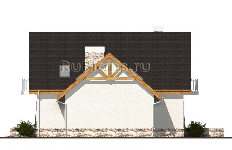 Проект кирпичного дома №495 на заказ