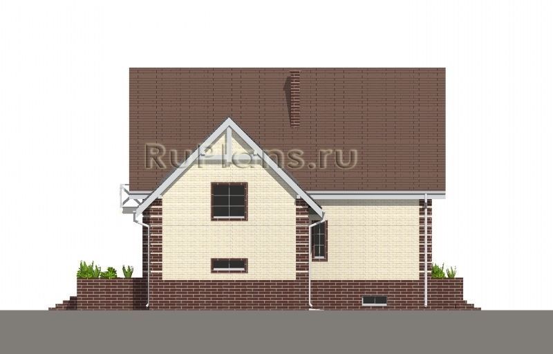 Проект кирпичного дома №486 на заказ