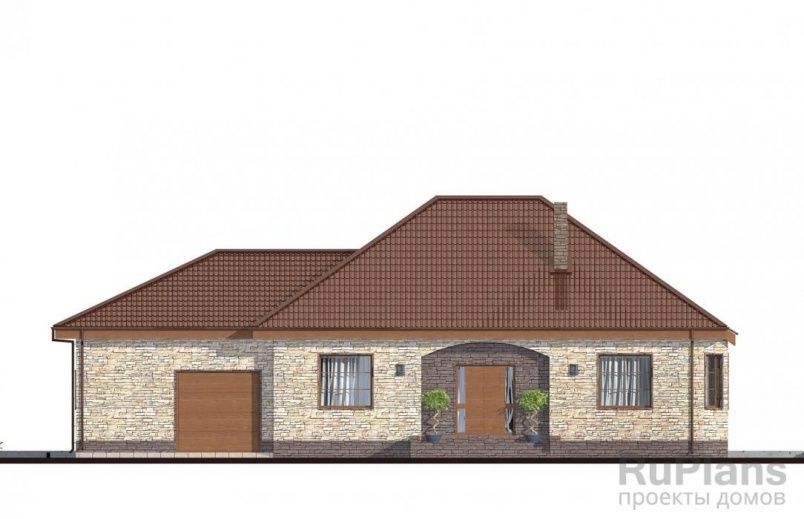 Проект блочного дома №394 на заказ