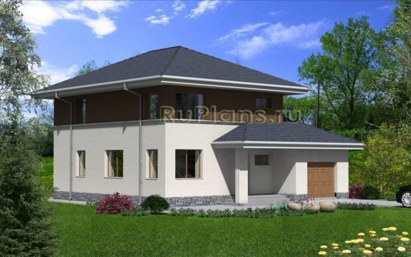 Проект кирпичного дома №477 на заказ