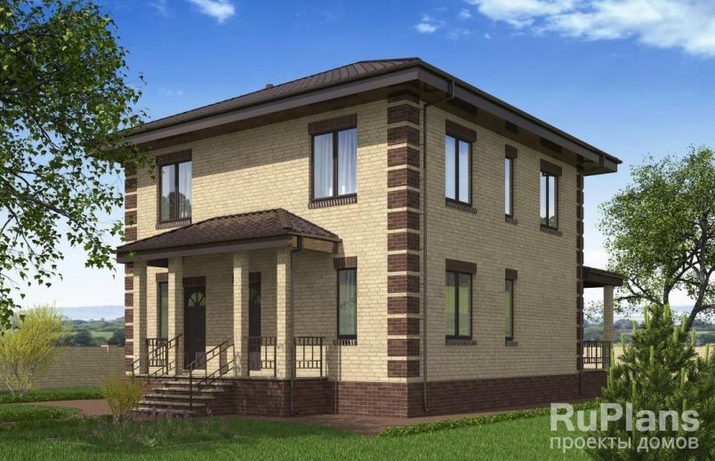 Проект блочного дома №316 на заказ