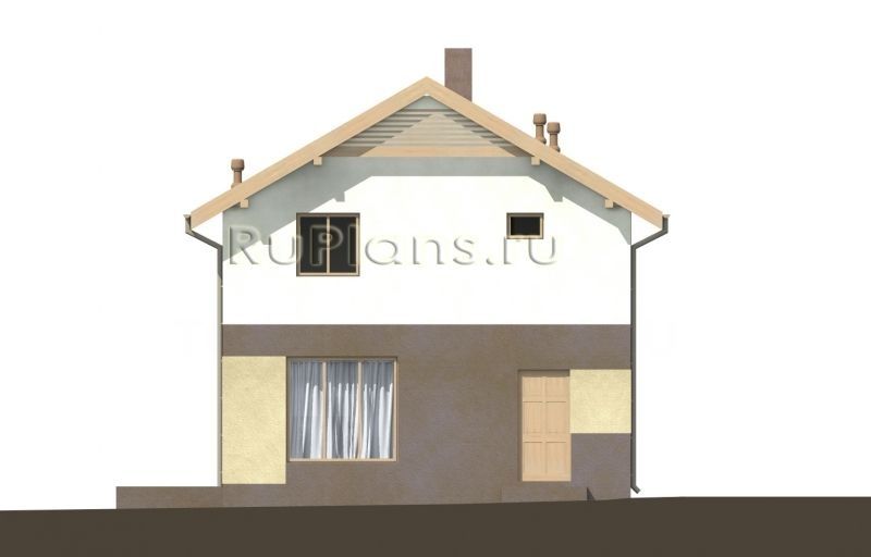 Проект кирпичного дома №504 на заказ