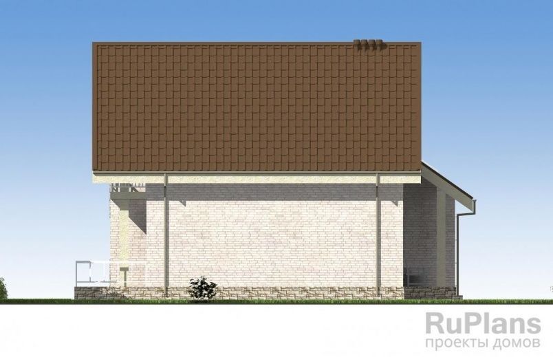 Проект кирпичного дома №516 на заказ