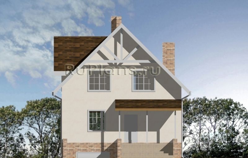 Проект блочного дома №25 на заказ