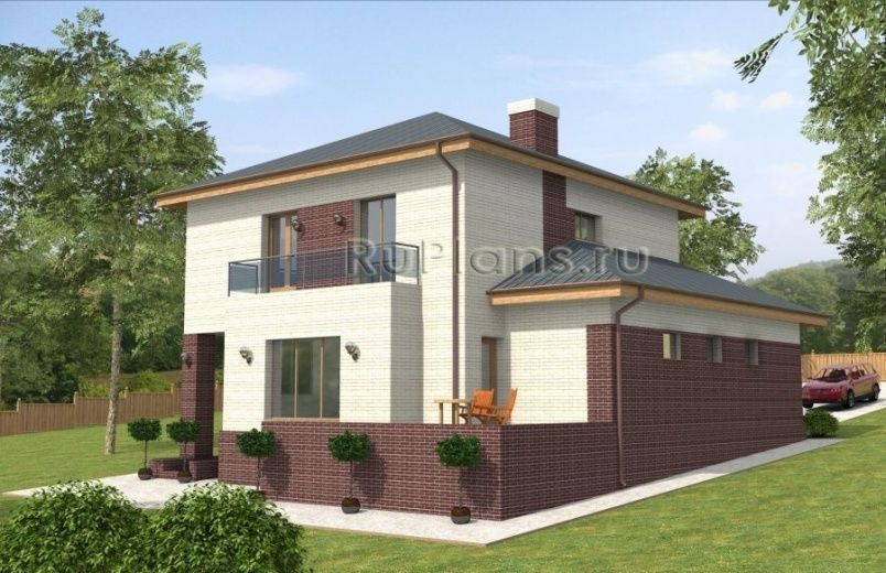 Проект кирпичного дома №481 на заказ