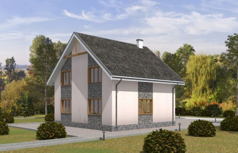 Проект блочного дома №45 на заказ