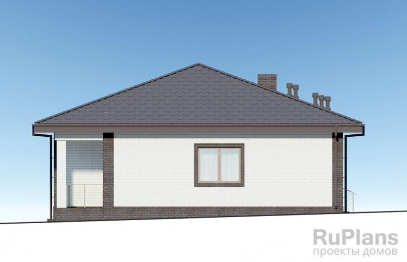 Проект блочного дома №929 на заказ