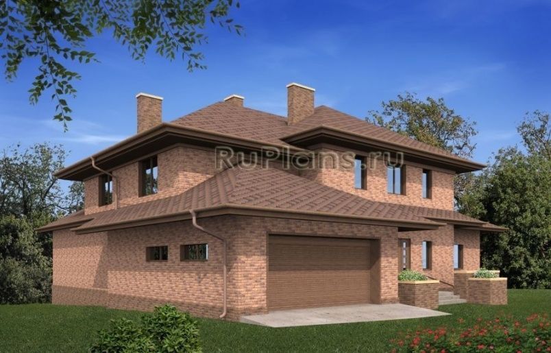 Проект кирпичного дома №639 на заказ