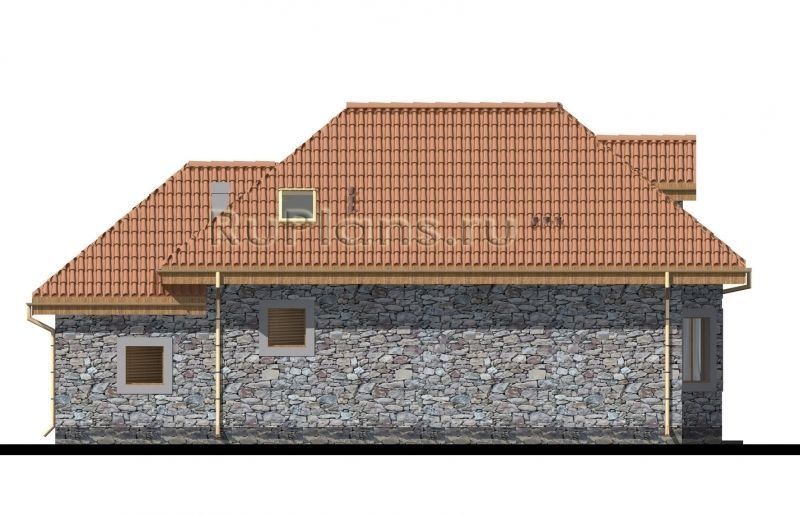 Проект кирпичного дома №980 на заказ