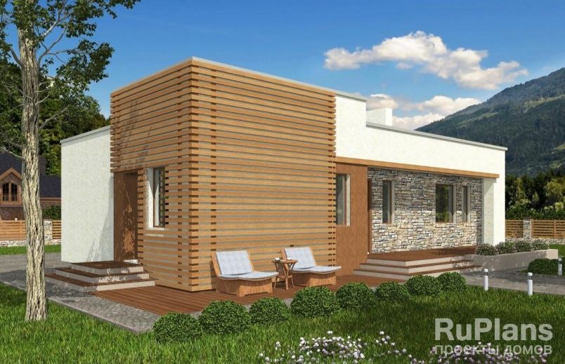 Проект блочного дома №233 на заказ