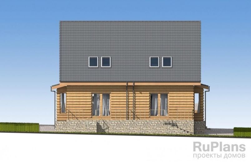 Проект каркасного дома №143 на заказ