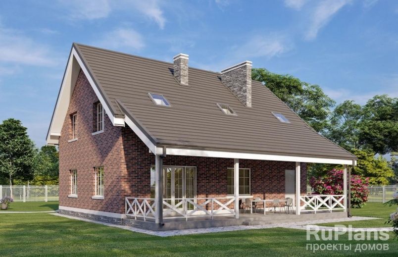 Проект блочного дома №897 на заказ