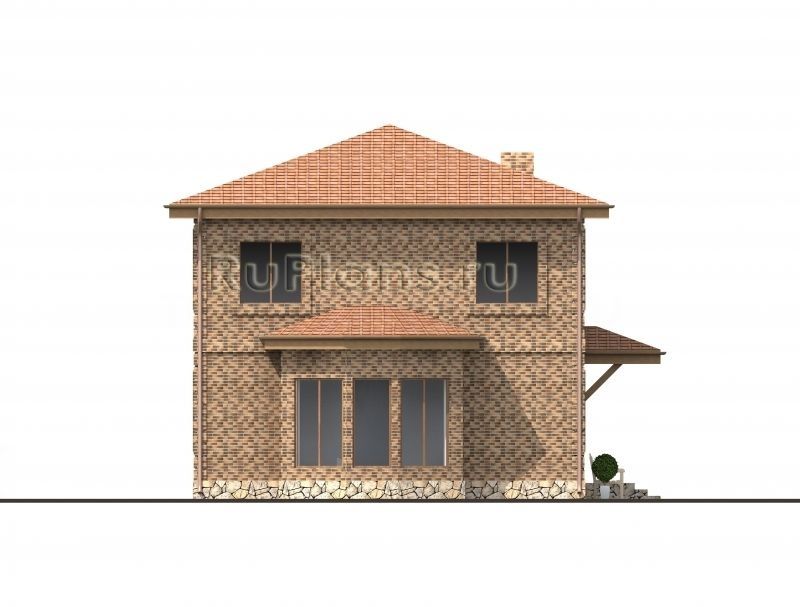 Проект блочного дома №775 на заказ