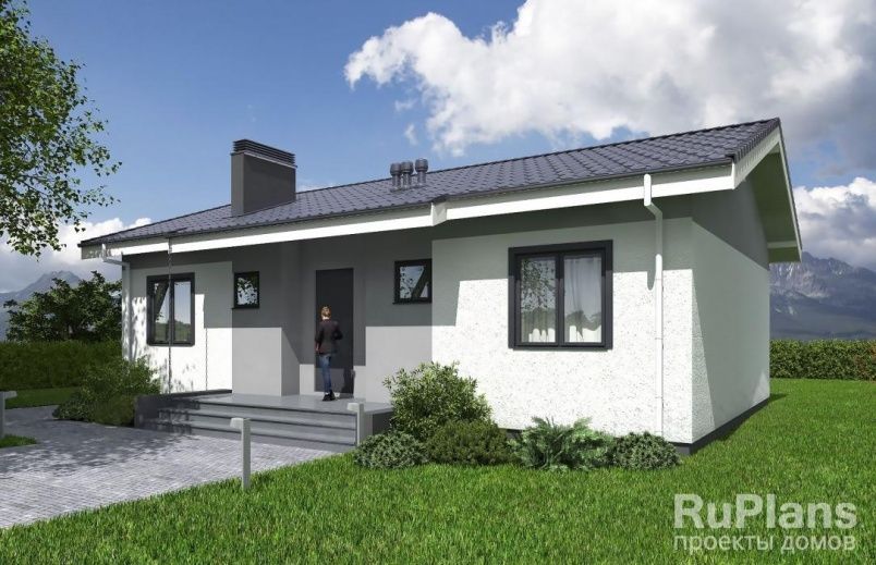 Проект блочного дома №637 на заказ