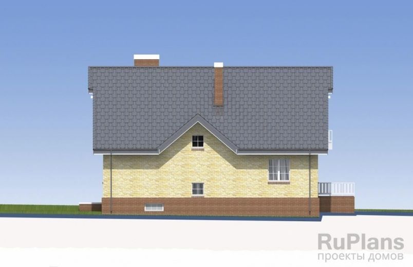 Проект блочного дома №367 на заказ