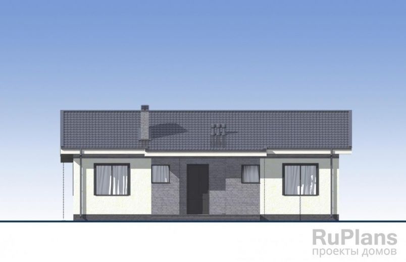 Проект каркасного дома №334 на заказ