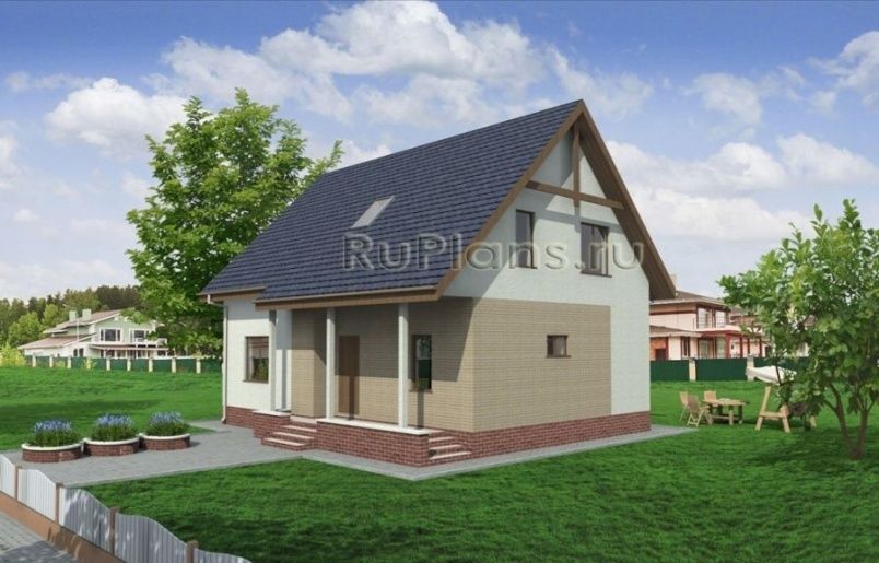 Проект каркасного дома №159 на заказ