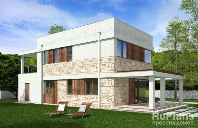 Проект блочного дома №136 на заказ