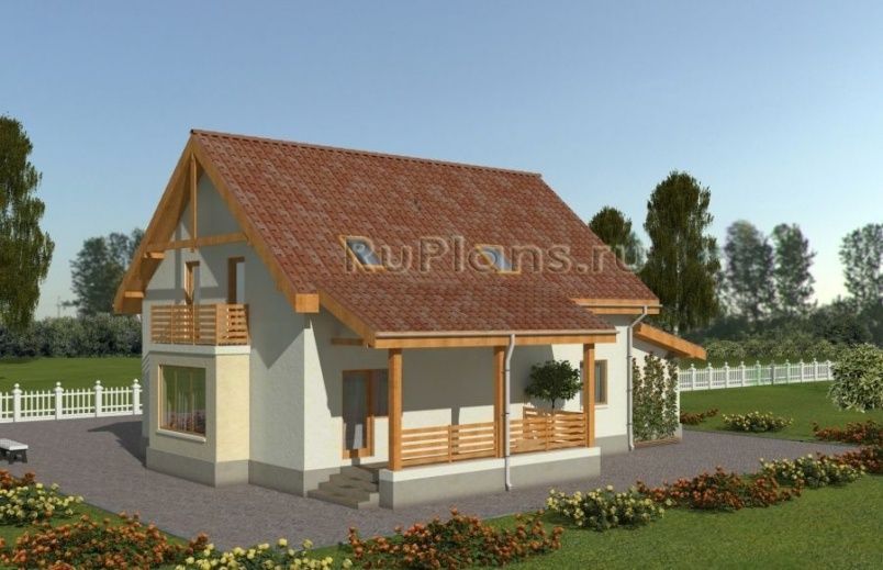 Проект каркасного дома №981 на заказ