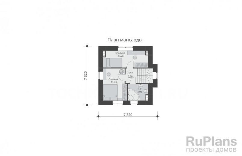Проект кирпичного дома №567 на заказ