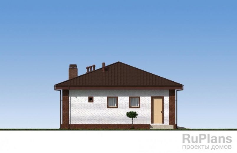 Проект блочного дома №207 на заказ