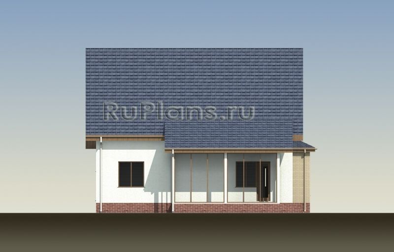 Проект каркасного дома №159 на заказ