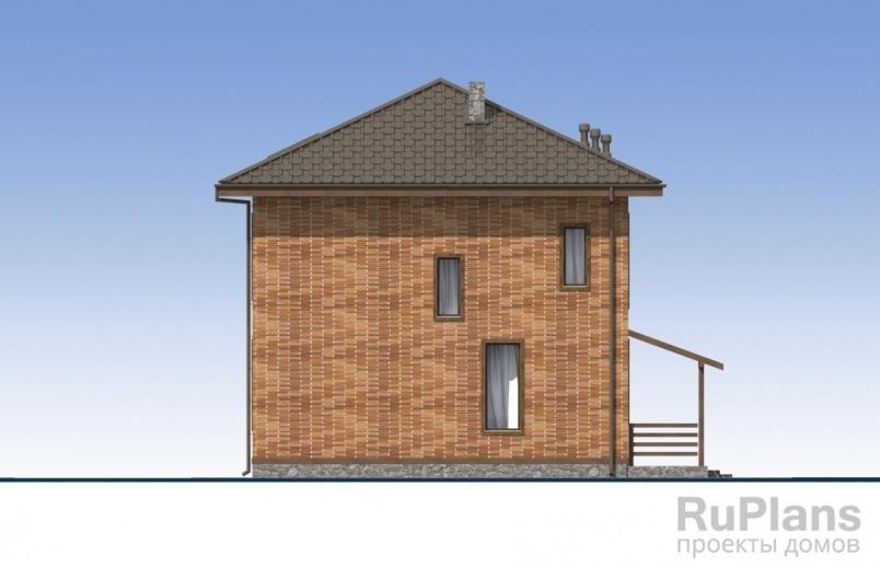 Проект блочного дома №343 на заказ