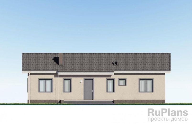 Проект кирпичного дома №597 на заказ