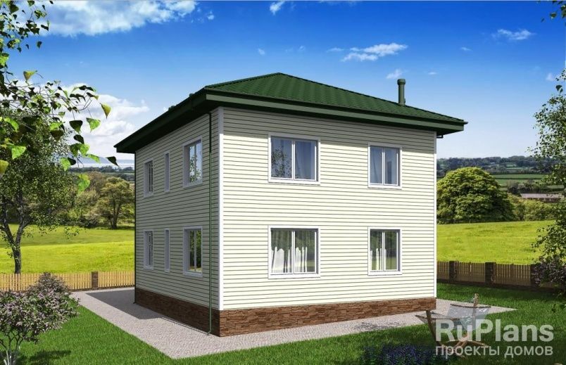 Проект кирпичного дома №582 на заказ